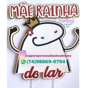 Arquivo de Corte: Topo de Bolo Dia das Mães 050