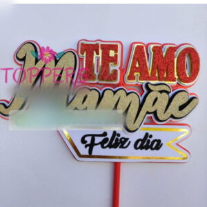 Arquivo de Corte Topo de Bolo Dia das Mães #13985