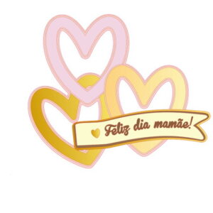 Arquivo de Corte -topo de Bolo Dia das Mães