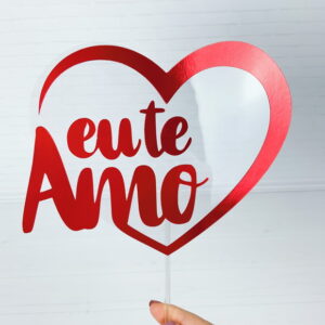 Arquivo de Corte Topo de Bolo- Dia dos Namorados #760