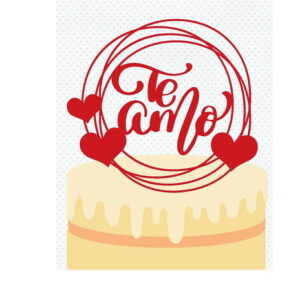Arquivo de corte TOPO DE BOLO Dia dos NAMORADOS STUDIO -20