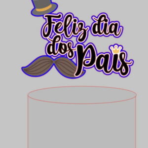 Arquivo De Corte Topo De Bolo Dia Dos Pais #15219