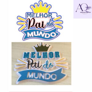 Arquivo de Corte Topo de Bolo Dia dos Pais Mod3