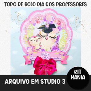 Arquivo de Corte Topo de Bolo Dia dos Professores