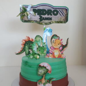 Arquivo de corte Topo de Bolo Dino Baby