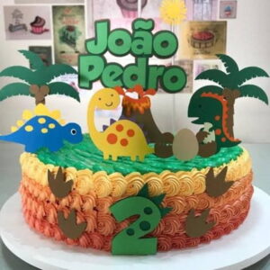 Arquivo de corte Topo de Bolo Dinossauro CAMADA STUDIO #1651