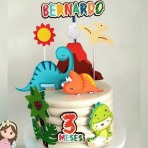 Arquivo de Corte Topo de Bolo - -dinossauro