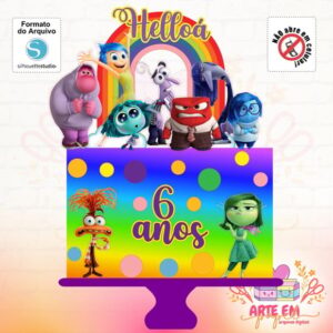 Arquivo de Corte: Topo de Bolo Divertidamente 2