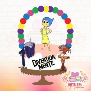 Arquivo de Corte: Topo de Bolo Divertidamente
