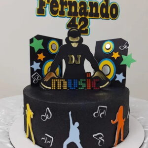 Arquivo de Corte Topo de Bolo Dj Balada Studio +brinde