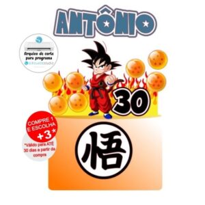 Arquivo de Corte Topo de Bolo Dragon Ball
