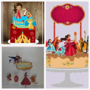 Arquivo de Corte Topo de Bolo Elena de Avalor + Brinde