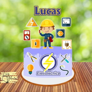 Arquivo De Corte Topo De Bolo Eletrotécnica Studio/pdf