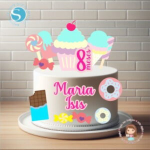 Arquivo de Corte Topo de Bolo em Studio - Doces Cod:222