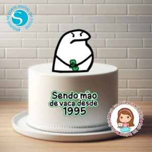 Arquivo de Corte Topo de Bolo em Studio - Flork Cod:125