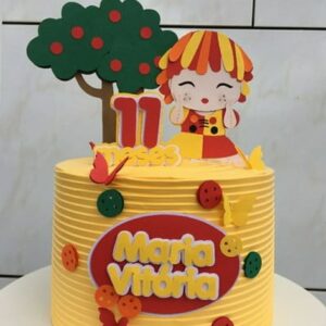 Arquivo de Corte Topo de Bolo Emília