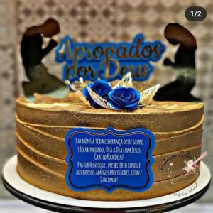 Arquivo De Corte Topo De Bolo Evangélico Oração Flores
