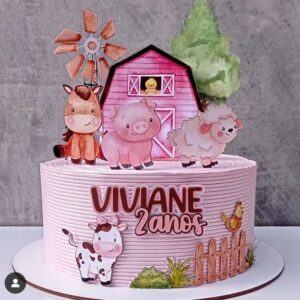 Arquivo de Corte Topo de Bolo Fazendinha 2