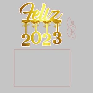 Arquivo de Corte Topo de Bolo Feliz 2023