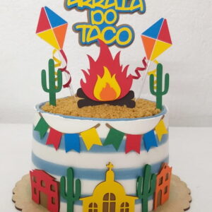 Arquivo de corte Topo de bolo Festa Junina 2 (Kit leve 4)