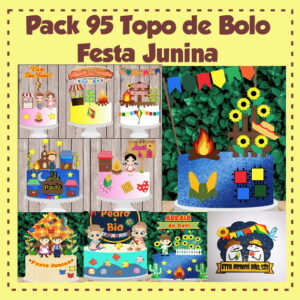 Arquivo de Corte Topo de Bolo Festa Junina
