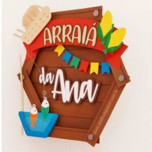 Arquivo de Corte Topo de Bolo Festa Junina Studio