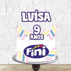 Arquivo de Corte Topo de Bolo Fini Camadas