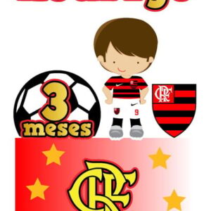 Arquivo de corte Topo de Bolo Flamengo 09