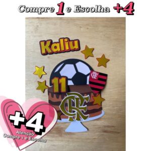 Arquivo de Corte Topo de Bolo Flamengo (1cddded) - Studio