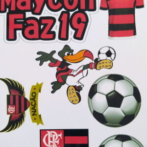 Arquivo de corte topo de bolo flamengo