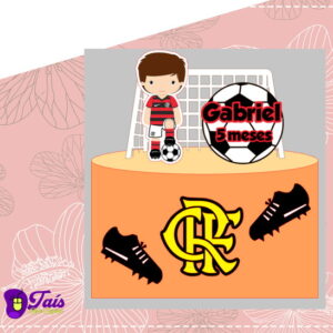 Arquivo de Corte Topo de Bolo Flamengo - Studio e PDF
