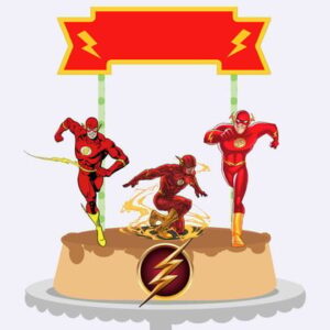 Arquivo de Corte - Topo de Bolo Flash 31