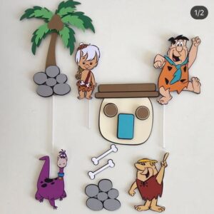 ARQUIVO DE CORTE TOPO DE BOLO FLINTSTONES