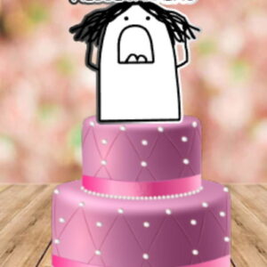 Arquivo de Corte Topo de Bolo Flork Aniversário #15676