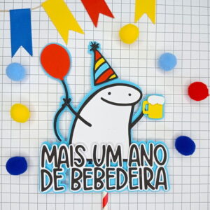 Arquivo de Corte Topo de Bolo Flork Bebedeira -003