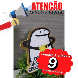 Arquivo de corte topo de bolo - Flork Chocolate