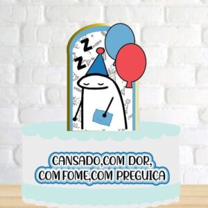 Arquivo de Corte Topo de Bolo Flork Dorminhoco