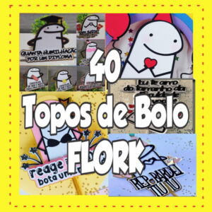 Arquivo de Corte Topo de Bolo Flork