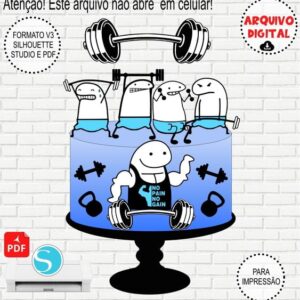 Arquivo de Corte Topo de Bolo Flork Maromba #919