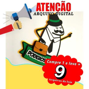 Arquivo de Corte Topo de Bolo Flork Poderoso Chefão