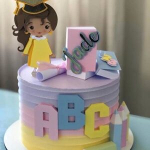 Arquivo de Corte Topo de Bolo Formatura Abc