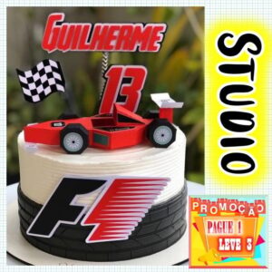 Arquivo de Corte Topo de Bolo formula 1