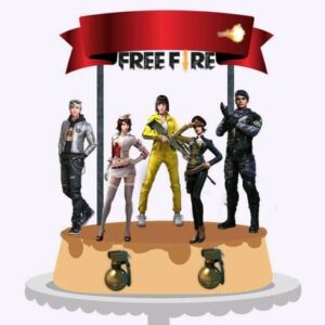 ARQUIVO DE CORTE TOPO DE BOLO FREE FIRE (#1543)