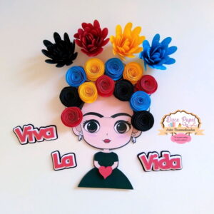 ARQUIVO DE CORTE TOPO DE BOLO FRIDA KAHLO STUDIO 27
