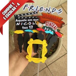 Arquivo de Corte Topo de Bolo Friends