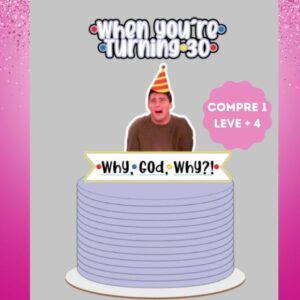 Arquivo de Corte Topo de Bolo Friends Joye Why God