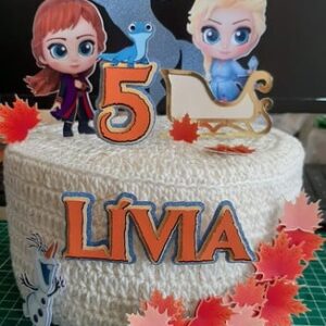 Arquivo de corte topo de bolo Frozen 2