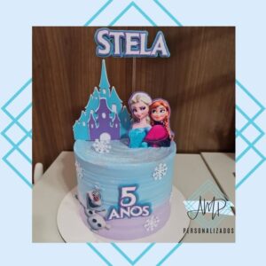 Arquivo de corte - Topo de Bolo Frozen
