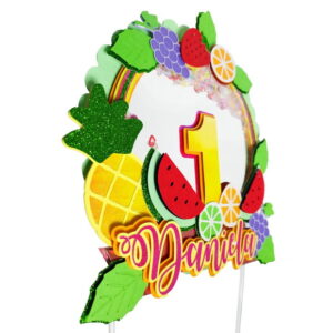 Arquivo de corte Topo de bolo Frutinhas STUDIO, PDF COD:1283