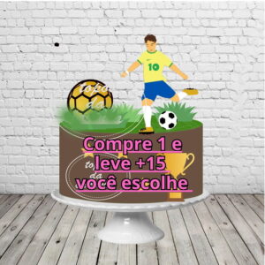 Arquivo de Corte Topo de Bolo Futebol #6153